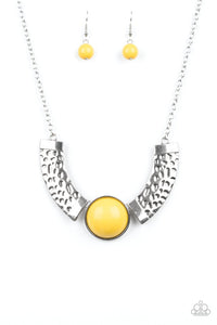 Egyptian Spell Necklace__Yellow