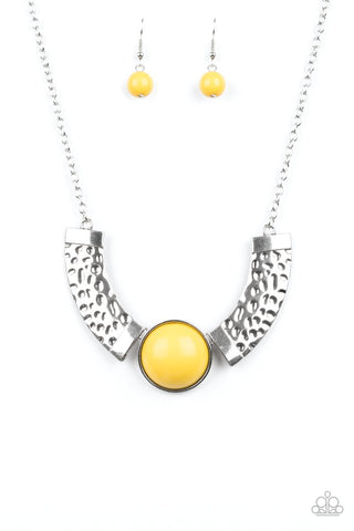 Egyptian Spell Necklace__Yellow