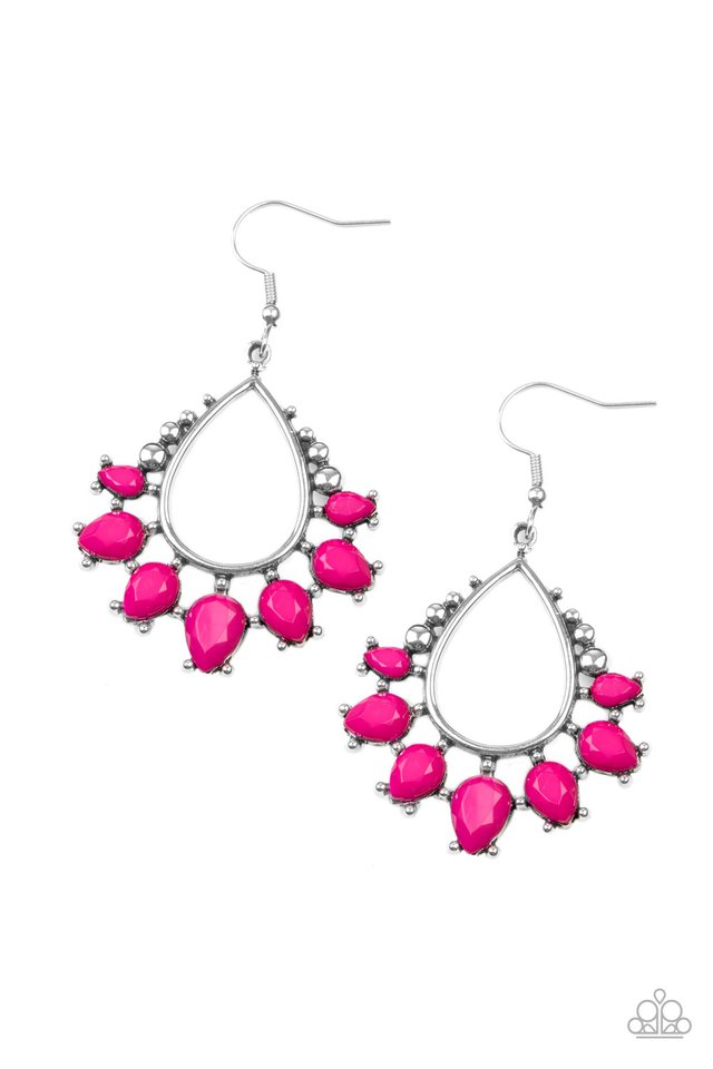 Flamboyant Ferocity Earrings__Pink