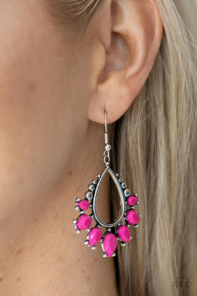 Flamboyant Ferocity Earrings__Pink