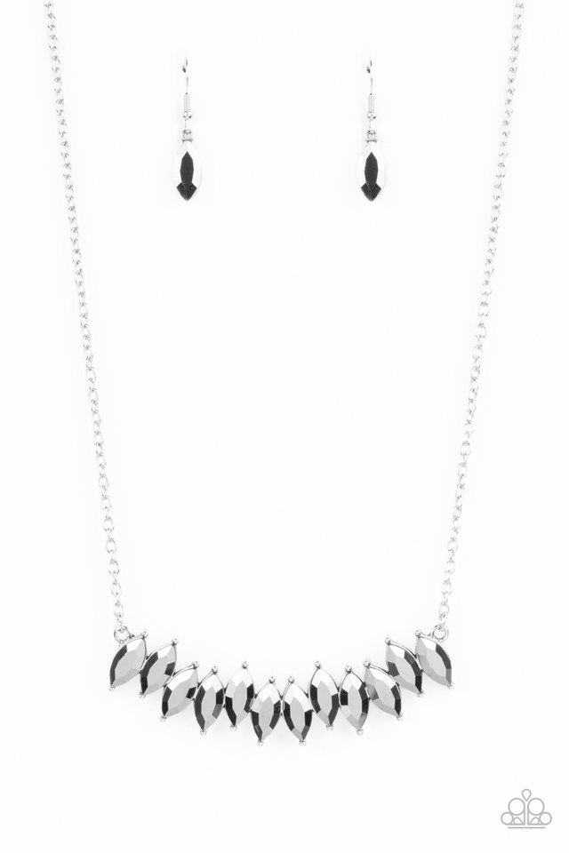 Icy Intensity Necklace__Silver