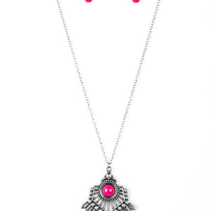 Inde-PENDANT Idol Necklace__Pink