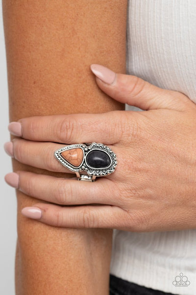 Mojave Mosaic Ring__Black