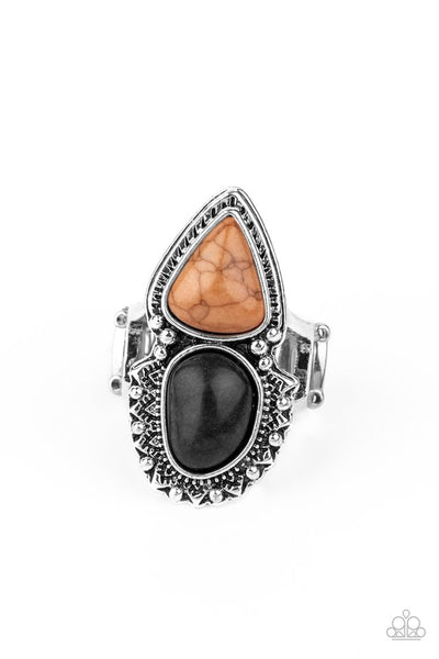 Mojave Mosaic Ring__Black