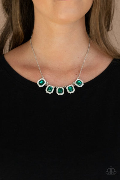 Next Level Luster Necklace__Green