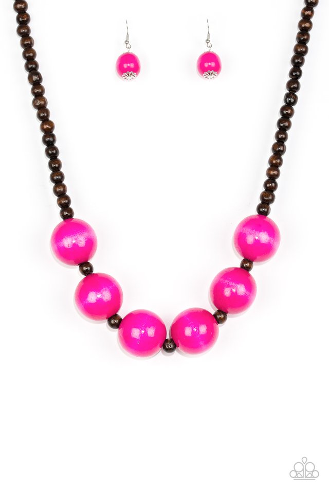 Oh My Miami Necklace__Pink