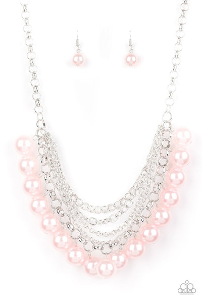 One-Way WALL STREET Necklace__Pink