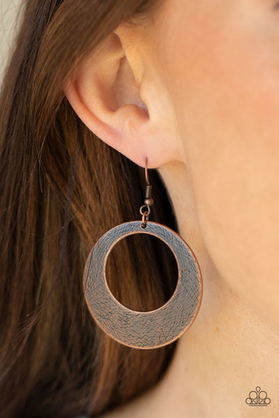Outer Plains Earrings__Copper