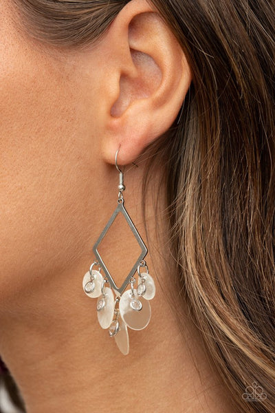Pomp And Circumstance Earrings__White