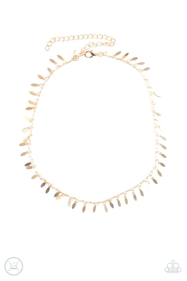 Purr-fect Ten Choker Necklace__Gold