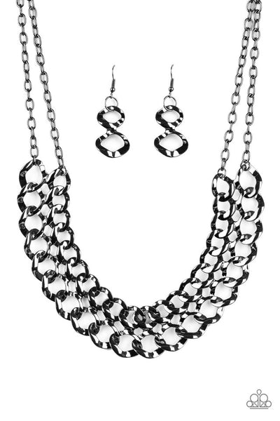 Street Meet and Greet Necklace__Black
