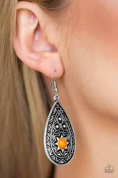 Summer Sol Earrings__Orange