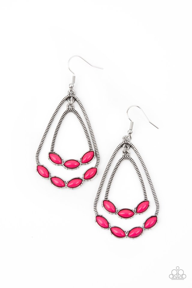 Summer Staycation Earrings__Pink