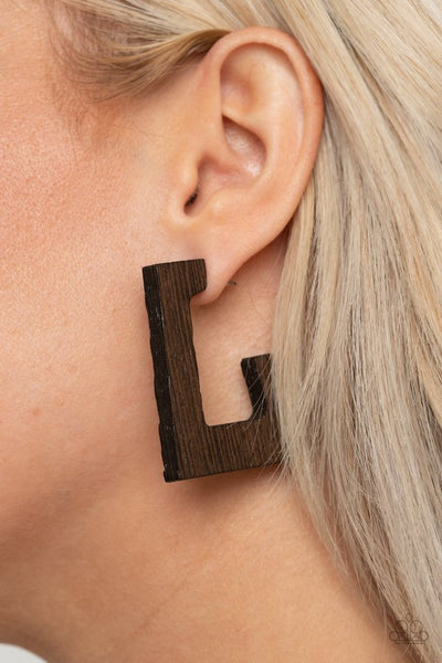 The Girl Next OUTDOOR Earrings__Brown