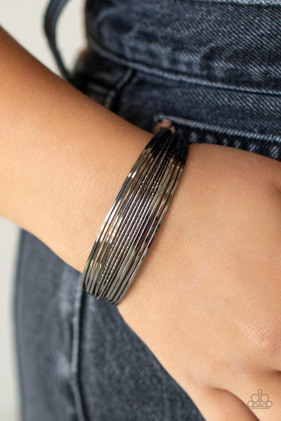 This Girl is on WIRE Bracelet__Black