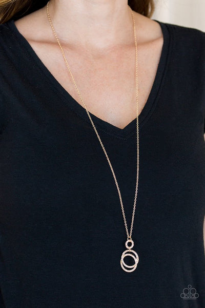 Timeless Trio Necklace__Gold