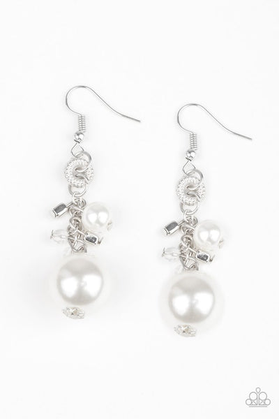 Timelessly Traditional Earrings__White