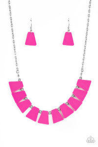 Vivaciously Versatile Necklace__Pink