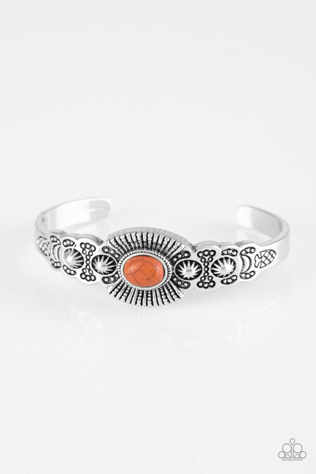 Wide Open Mesas Bracelet__Orange