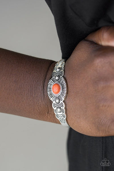 Wide Open Mesas Bracelet__Orange