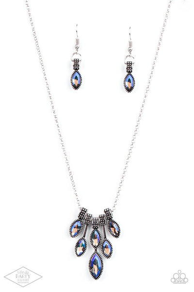 YOU SHOULD SEE ME IN A CROWN Necklace__Blue